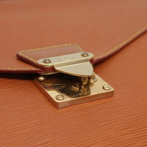 LOUIS VUITTON Epi Serviette Conseiller Zipangu Gold M54428 LV Auth bs24256 - Picture 9 of 16